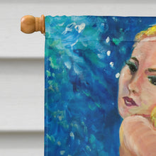 Load image into Gallery viewer, Blonde Mermaid Flag Canvas House Size JMK1179CHF