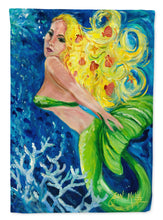 Load image into Gallery viewer, Blonde Mermaid Garden Flag - Outdoor Decorative Yard Flag
