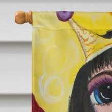 Load image into Gallery viewer, Mardi Gras Queen Mermaid Flag Canvas House Size JMK1180CHF