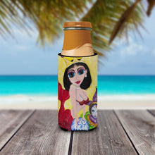 Load image into Gallery viewer, Mardi Gras Queen Mermaid Slim Can Hugger – Fun &amp; Functional Drink Coolers JMK1180MUK