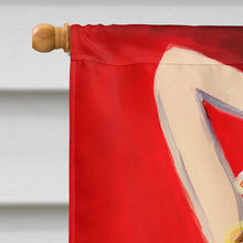 Load image into Gallery viewer, Red Mermaid Flag Canvas House Size JMK1181CHF