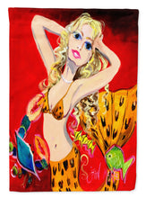 Load image into Gallery viewer, Red Mermaid Garden Flag – Decorative Outdoor Yard Flag JMK1181GF