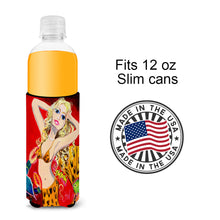 Load image into Gallery viewer, Red Mermaid Slim Can Hugger – Fun &amp; Functional Drink Coolers JMK1181MUK
