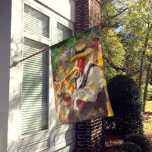 Load image into Gallery viewer, Jazz Trumpet Flag Canvas House Size JMK1185CHF