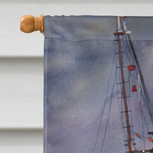 Load image into Gallery viewer, Sea Gulls and shrimp boats Flag Canvas House Size JMK1196CHF