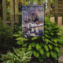 Load image into Gallery viewer, Sea Gulls and shrimp boats Garden Flag - Outdoor Decorative Yard Flag