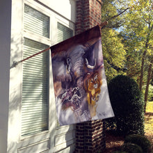 Load image into Gallery viewer, Elephant, Lions and more Flag Canvas House Size JMK1199CHF