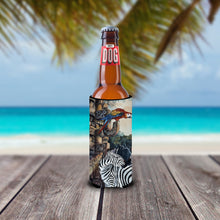 Load image into Gallery viewer, Zebras and Parrots Slim Can Hugger – Fun &amp; Functional Drink Coolers JMK1200MUK