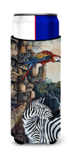 Load image into Gallery viewer, Zebras and Parrots Slim Can Hugger – Fun &amp; Functional Drink Coolers JMK1200MUK