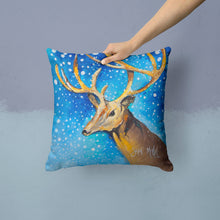 Load image into Gallery viewer, Reindeer Canvas Throw Pillow - 14x14 Decorative Pillow – Art for Your Home &amp; Patio JMK1206PW1414