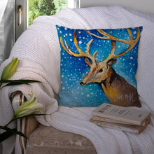 Load image into Gallery viewer, Reindeer Canvas Throw Pillow - 14x14 Decorative Pillow – Art for Your Home &amp; Patio JMK1206PW1414
