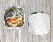 Load image into Gallery viewer, Alligator Compact Mirror – Stylish Purse Mirror with Artistic Covers JMK1208SCM