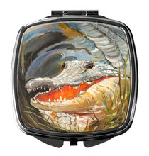 Load image into Gallery viewer, Alligator Compact Mirror – Stylish Purse Mirror with Artistic Covers JMK1208SCM