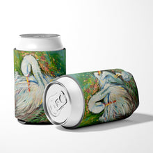 Load image into Gallery viewer, White Egret in the rain Can or Bottle Hugger JMK1210CC