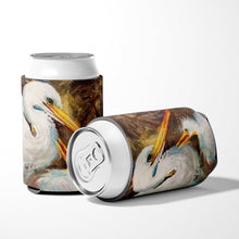 Load image into Gallery viewer, White Egret feeding baby Can or Bottle Hugger JMK1211CC