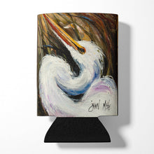 Load image into Gallery viewer, White Egret Can or Bottle Hugger JMK1214CC