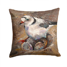 Load image into Gallery viewer, Piping Plover Canvas Throw Pillow - 14x14 Decorative Pillow – Art for Your Home &amp; Patio JMK1215PW1414