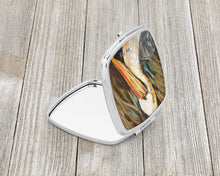Load image into Gallery viewer, Pelican lookin West Compact Mirror – Stylish Purse Mirror with Artistic Covers JMK1216SCM
