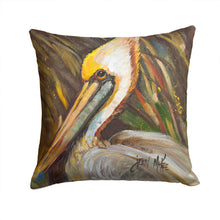 Load image into Gallery viewer, Pelican lookin East Canvas Throw Pillow - 14x14 Decorative Pillow – Art for Your Home &amp; Patio JMK1217PW1414