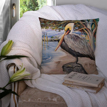 Load image into Gallery viewer, Pelican Bay Canvas Throw Pillow - 14x14 Decorative Pillow – Art for Your Home &amp; Patio JMK1218PW1414