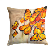 Load image into Gallery viewer, Butterflies Canvas Throw Pillow - 14x14 Decorative Pillow – Art for Your Home &amp; Patio JMK1220PW1414