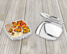 Load image into Gallery viewer, Butterflies Compact Mirror – Stylish Purse Mirror with Artistic Covers JMK1220SCM