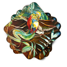 Load image into Gallery viewer, Mandarin Pheasant Coasters - Set of 4 Lightweight Foam, Absorbent Drink Coasters JMK1221FC