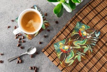 Load image into Gallery viewer, Mandarin Pheasant Coasters - Set of 4 Lightweight Foam, Absorbent Drink Coasters JMK1221FC