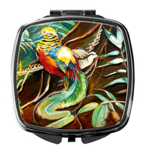 Load image into Gallery viewer, Mandarin Pheasant Compact Mirror – Stylish Purse Mirror with Artistic Covers JMK1221SCM