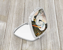 Load image into Gallery viewer, White Egret Compact Mirror – Stylish Purse Mirror with Artistic Covers JMK1227SCM
