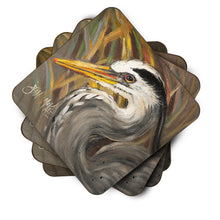 Load image into Gallery viewer, Blue Heron Coasters - Set of 4 Lightweight Foam, Absorbent Drink Coasters JMK1229FC