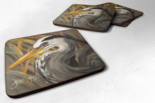 Load image into Gallery viewer, Blue Heron Coasters - Set of 4 Lightweight Foam, Absorbent Drink Coasters JMK1229FC