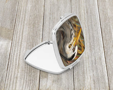 Load image into Gallery viewer, Blue Heron Compact Mirror – Stylish Purse Mirror with Artistic Covers JMK1229SCM