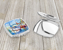 Load image into Gallery viewer, Towering Q Sailboats Compact Mirror – Stylish Purse Mirror with Artistic Covers JMK1230SCM