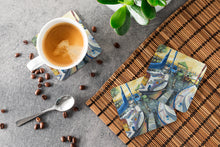 Load image into Gallery viewer, Seven Boats Sailboats Coasters - Set of 4 Lightweight Foam, Absorbent Drink Coasters JMK1231FC