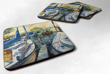 Load image into Gallery viewer, Seven Boats Sailboats Coasters - Set of 4 Lightweight Foam, Absorbent Drink Coasters JMK1231FC