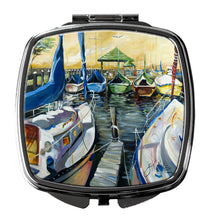 Load image into Gallery viewer, Seven Boats Sailboats Compact Mirror – Stylish Purse Mirror with Artistic Covers JMK1231SCM