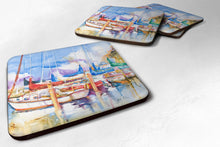 Load image into Gallery viewer, Runaway Sailboats Coasters - Set of 4 Lightweight Foam, Absorbent Drink Coasters JMK1233FC