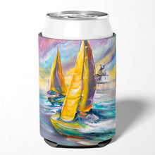 Load image into Gallery viewer, Middle Bay Lighthouse Sailboats Can or Bottle Hugger JMK1234CC