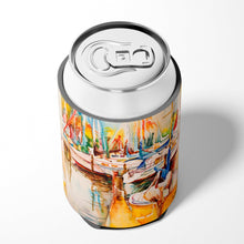 Load image into Gallery viewer, Pelicans and Sailboats Can or Bottle Hugger JMK1238CC