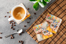 Load image into Gallery viewer, Pelicans and Sailboats Coasters - Set of 4 Lightweight Foam, Absorbent Drink Coasters JMK1238FC