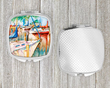 Load image into Gallery viewer, Gazebo and Sailboats Compact Mirror – Stylish Purse Mirror with Artistic Covers JMK1239SCM