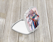 Load image into Gallery viewer, Dry Dock Sailboats Compact Mirror – Stylish Purse Mirror with Artistic Covers JMK1240SCM