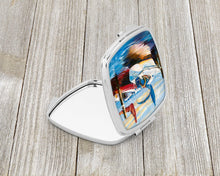 Load image into Gallery viewer, Symmetry Sailboats Compact Mirror – Stylish Purse Mirror with Artistic Covers JMK1242SCM