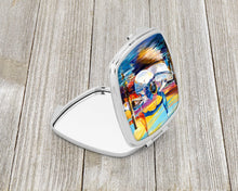 Load image into Gallery viewer, Symmetry again Sailboats Compact Mirror – Stylish Purse Mirror with Artistic Covers JMK1243SCM
