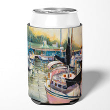 Load image into Gallery viewer, Black Sails Sailboats Can or Bottle Hugger JMK1246CC