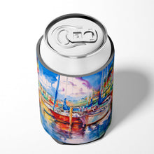 Load image into Gallery viewer, Tree Boats Sailboats Can or Bottle Hugger JMK1247CC