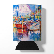 Load image into Gallery viewer, Tree Boats Sailboats Can or Bottle Hugger JMK1247CC