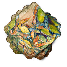 Load image into Gallery viewer, Jubilee Crabs Coasters - Set of 4 Lightweight Foam, Absorbent Drink Coasters JMK1248FC
