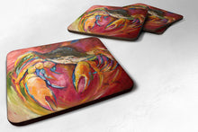 Load image into Gallery viewer, Crab Stars Coasters - Set of 4 Lightweight Foam, Absorbent Drink Coasters JMK1249FC